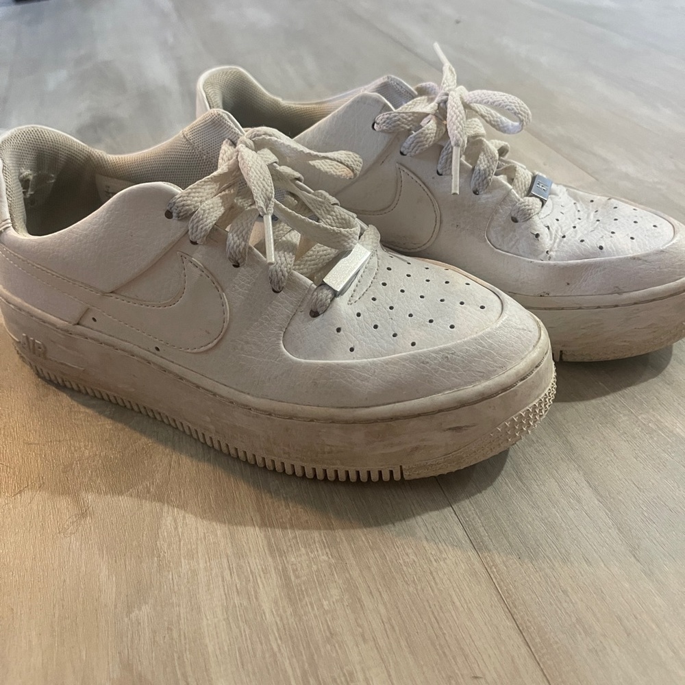nike platform air forces